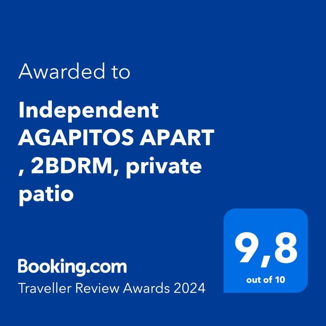 Independent Agapitos Apart , 2Bdrm, Private Patio Naxos City Exteriér fotografie
